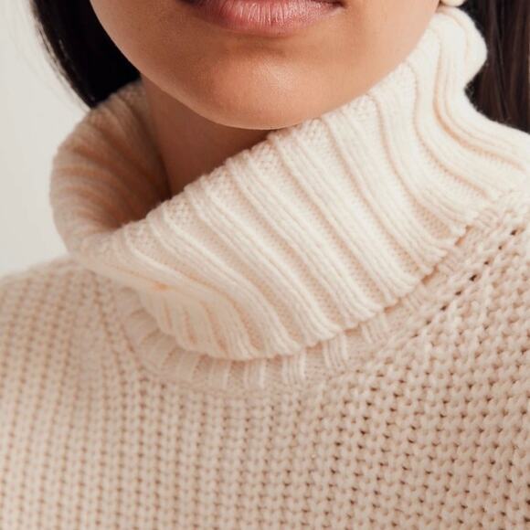 Madewell Wide Rib Turtleneck Sweater - Picture 10 of 10